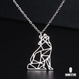 Ghetto Wolf Design Necklace Stainless Steel