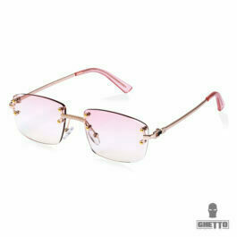 Ghetto Palette Sunglasses Rose Gold Frame For Women