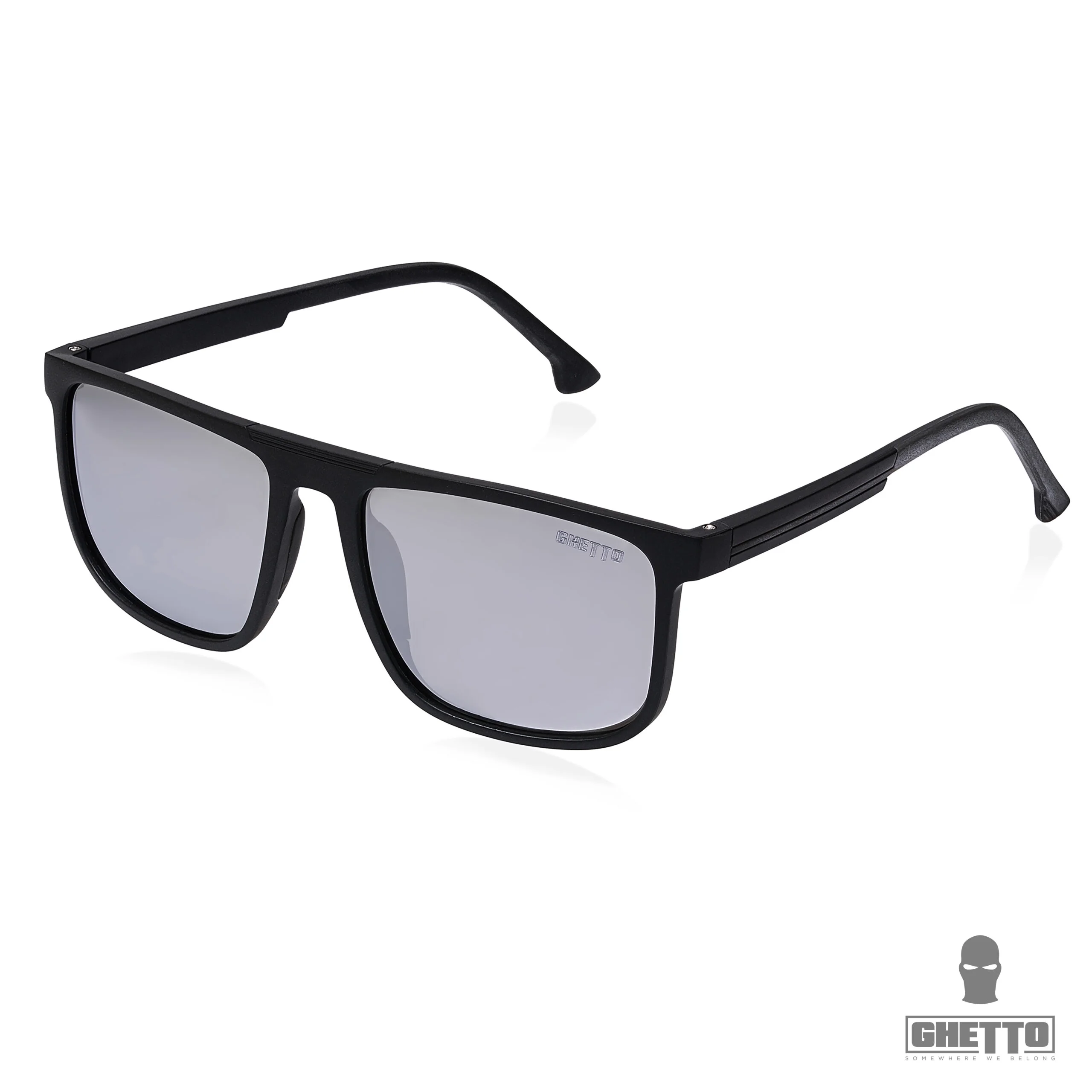 Silver sport glasses