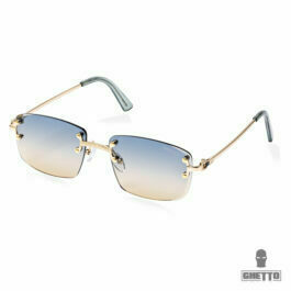 Ghetto Palette Sunglasses Gold Frame Unisex