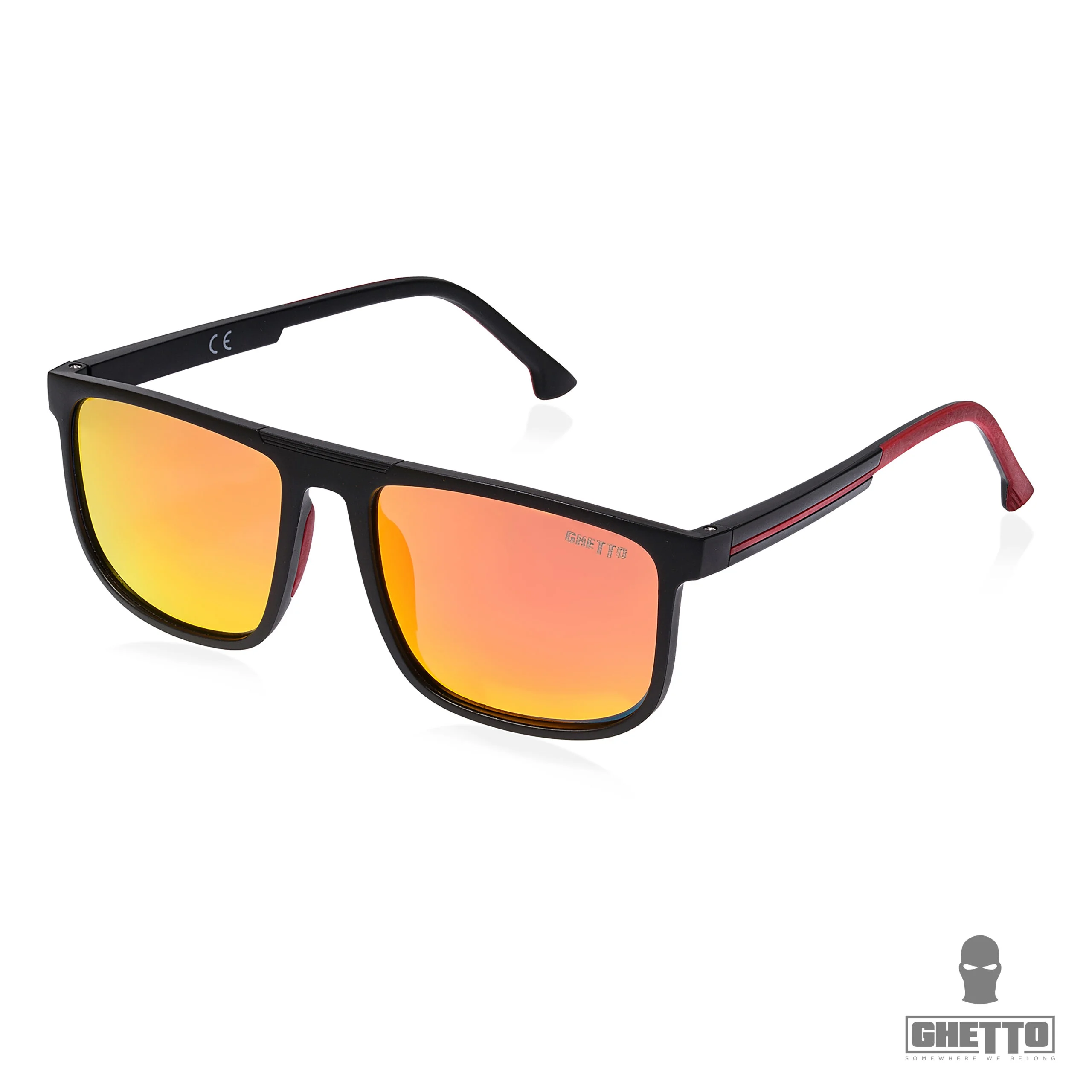Orange sport glasses