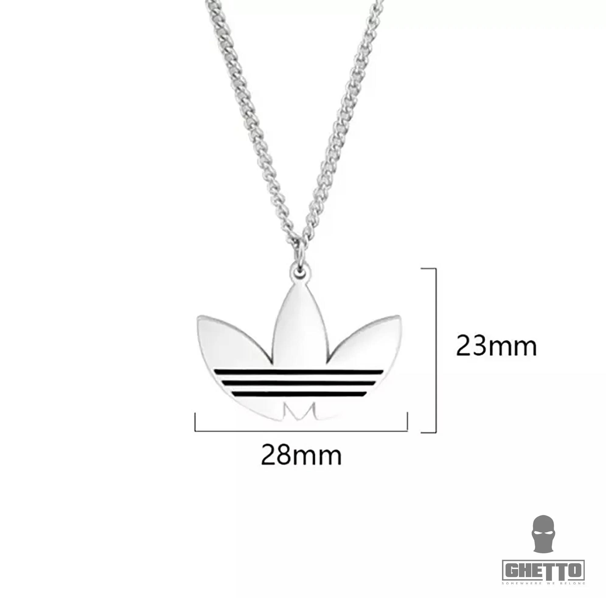 ghetto sport hip hop style streetwear titanium steel pendant necklace