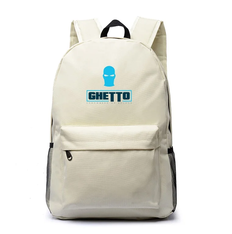Backpack White Ghetto