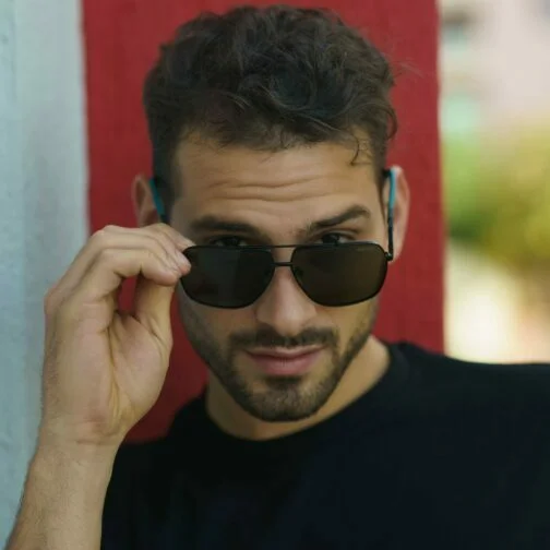 ghetto aviator sunglasses black frame for men