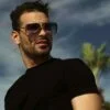 ghetto double beam square pilot sunglasses gold frame unisex