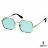 ghetto retro octagon sunglasses silver frame for women