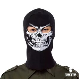 Ghetto Balaclava Ghost Skull Winter Full Face 2 Hole