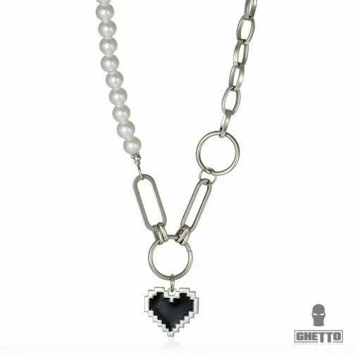 ghetto inima bate colier de perle ss