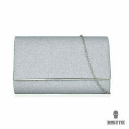 Ghetto Glitter Clutch Silver Bag
