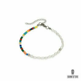 Ghetto Bohemian Pearl Chain Multi Color Beads Bracelet