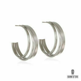 Ghetto New Style Hoop Earrings Stainless Steel