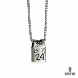 ghetto hip hop shirt ''24 lakers'' ss pendant necklace