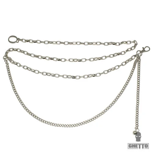 ghetto belt chain titanium steel for women