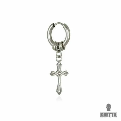 ghetto kpop earrings cross ss 1pcs