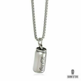 ghetto hip hop ''coke'' stainless steel pendant necklace
