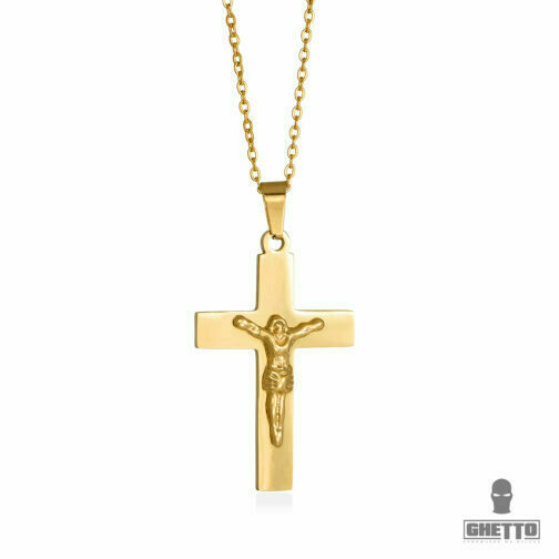 ghetto popular jesus cross pendant necklace