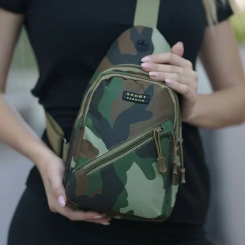 ghetto small crossbag fashion sport camouflage unisex