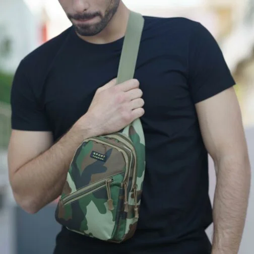 ghetto small crossbag fashion sport camouflage unisex