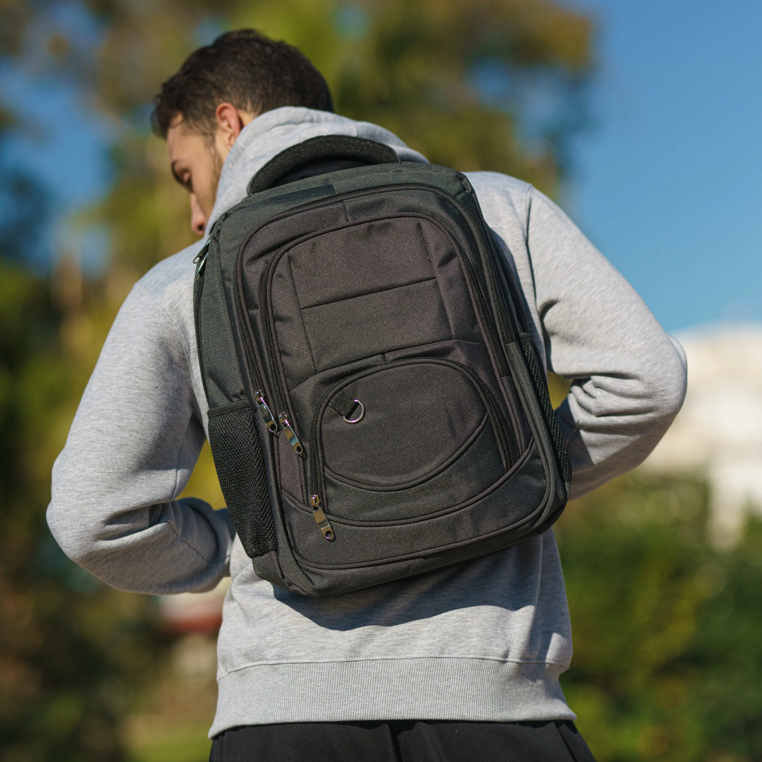 ghetto travel laptop backpack business unisex