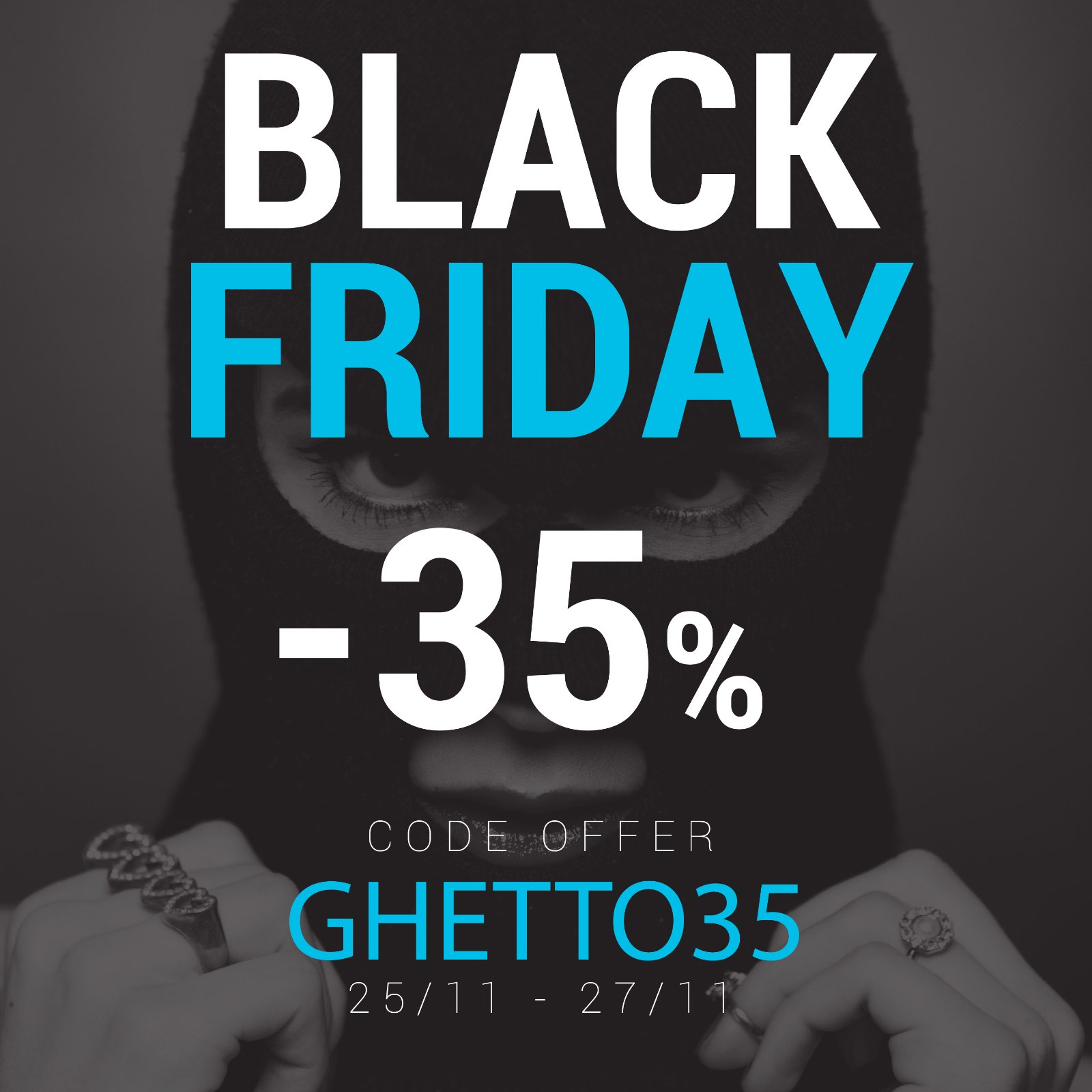 Αυτή τη στιγμή βλέπετε Black Friday -35% σε όλο το Ghetto.gr