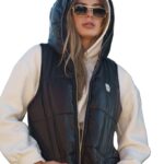Ghetto Women’s Warm Down Slim Jacket | Streetwear Puffer Vest One Size