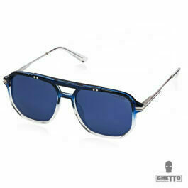 Ghetto New Fashion Clear Blue Design Sunglasses Unisex