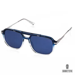 Ghetto New Fashion Clear Blue Design Sunglasses Unisex