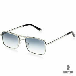 Ghetto Fashion Luxury Style Sunglasses Silver Frame Unisex
