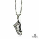 Ghetto Hip Hop Sport Shoe ALL STAR Stainless Steel Pendant Necklace