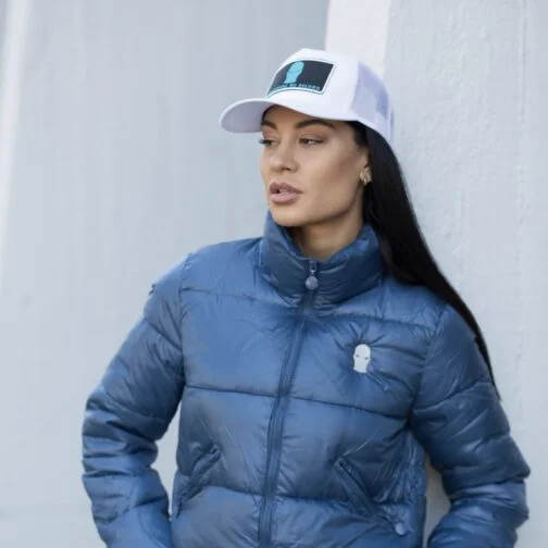яке с пухенка ghetto crop за жени