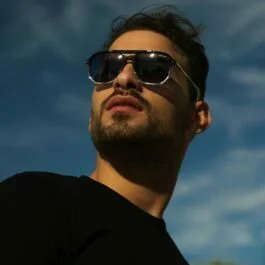 Ghetto New Fashion Clear Blue Design Sunglasses Unisex