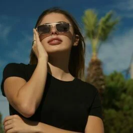 Ghetto Fashion Luxury Style Sunglasses Gold Frame Unisex