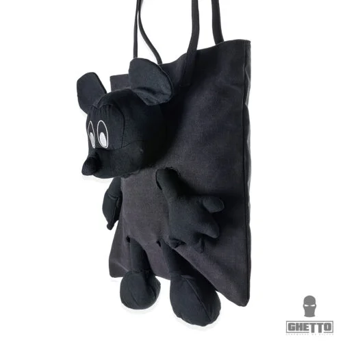 ghetto shopping bag mickey mouse cotton canvas large