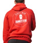 Ghetto Streetwear Hoodie – Red | Unisex