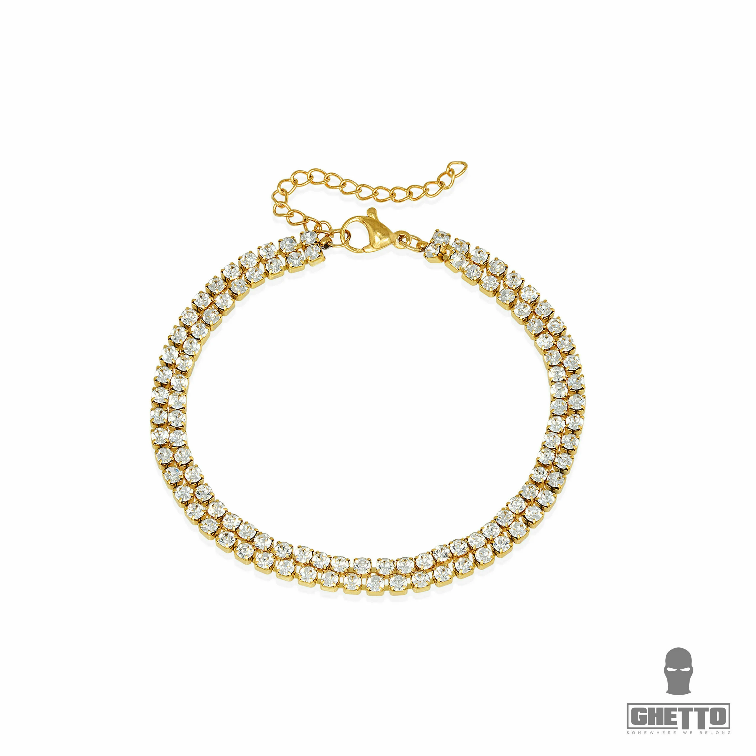 Crystal adjustable bracelet for women
