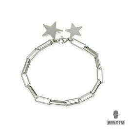 Ghetto Bracelet Stars Gold Color Plated 18k Stainless Steel Link Chain