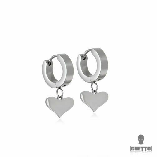 new fashion jewelry kpop hearts earrings stainless steel