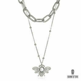 Ghetto Large Queen Bee Double Layer Necklace For Women