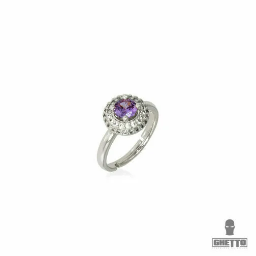 Inel reglabil CZ Gemstone, aniversare, logodnă, logodnă, cadou, petrecere, nuntă