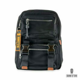 Ghetto Medium Black Backpack For Women