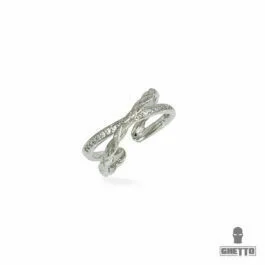 Inel reglabil Ghetto Open Cross Chain