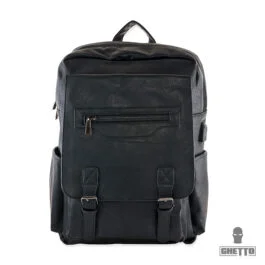 Ghetto Travel Laptop Leather Backpack Business Unisex