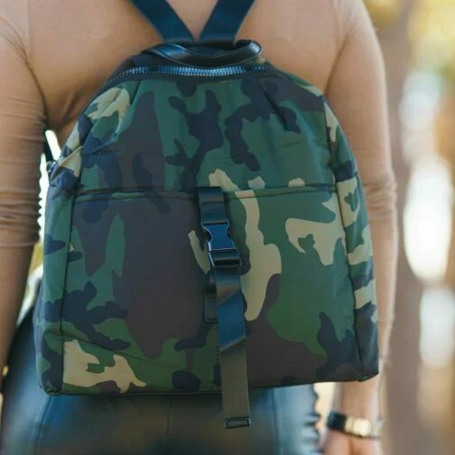 ghetto medium backpack camouflage color for women