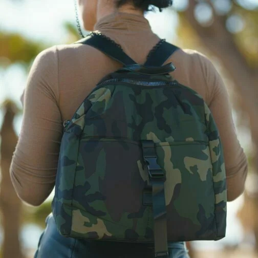 ghetto medium backpack camouflage color for women