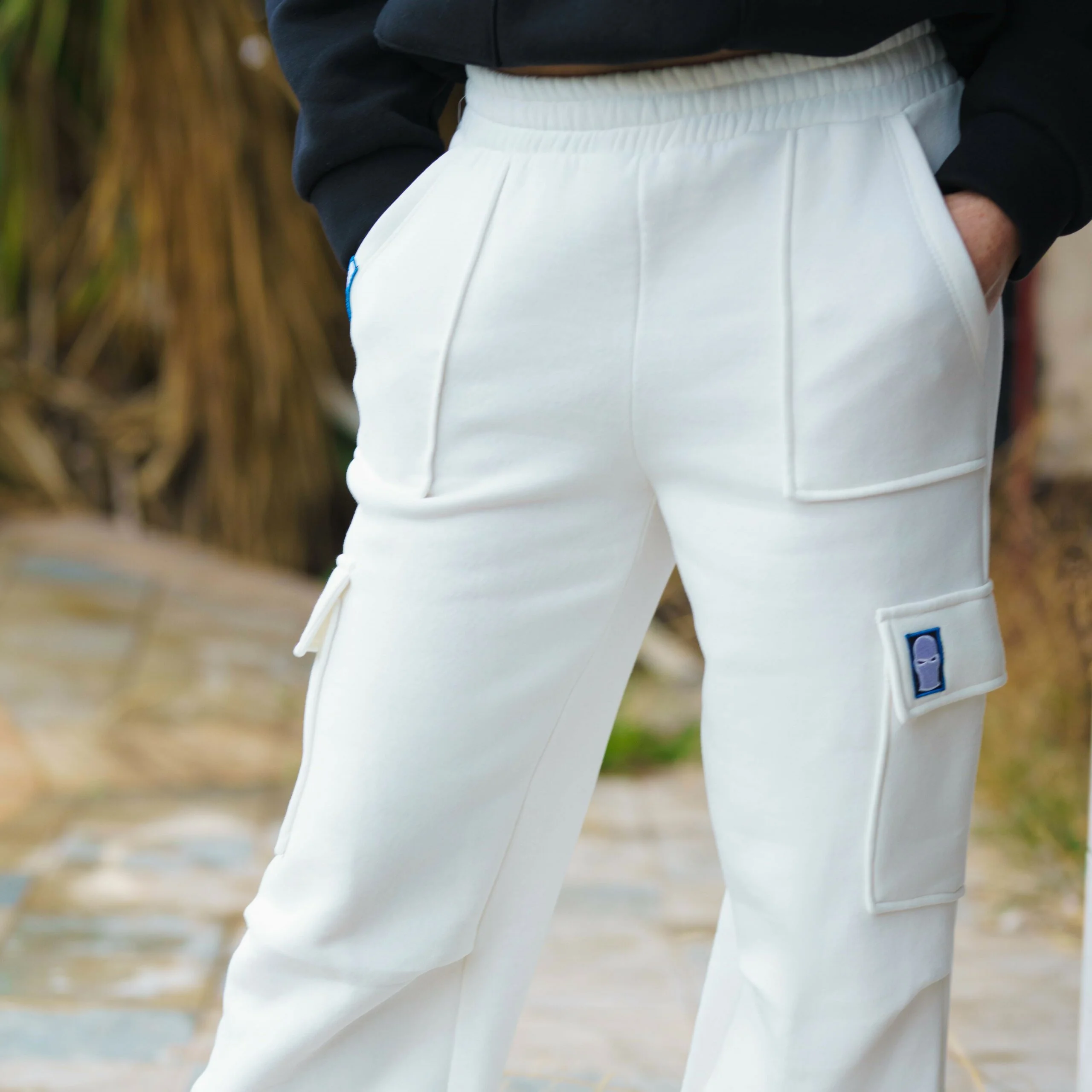 ghetto new fashion sweatpants big pockets for women