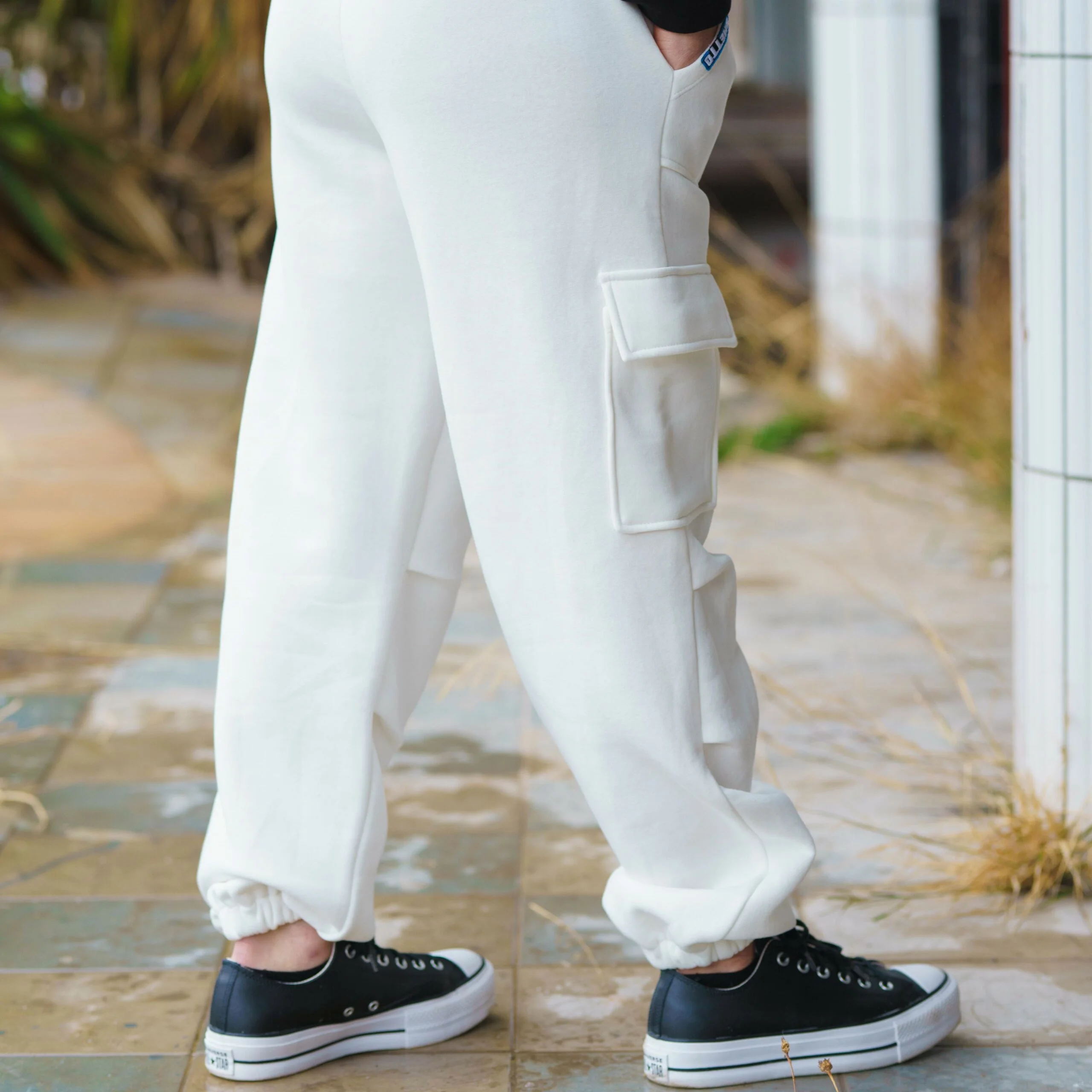 ghetto new fashion sweatpants big pockets for women