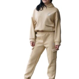 GHETTO Cotton Hoodie & Pants Set with Big Pockets | Streetwear Edition One Size