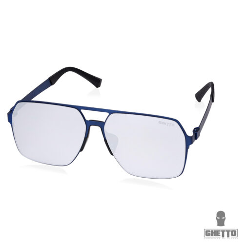 ghetto square fashion oversized luxury men sunglasses blue frame