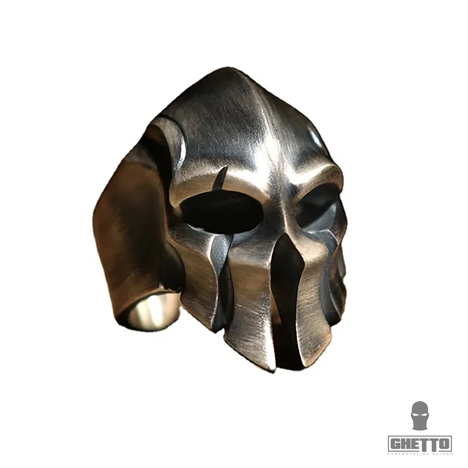 ghetto sparta skeleton adjustable ring