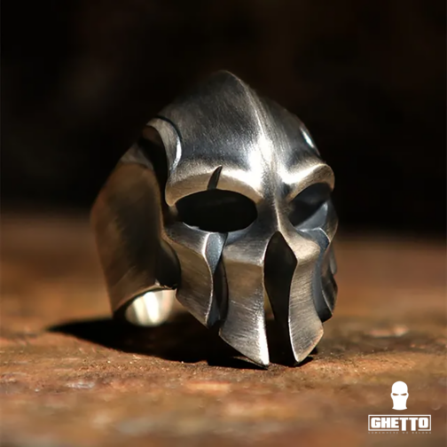 ghetto sparta skeleton adjustable ring
